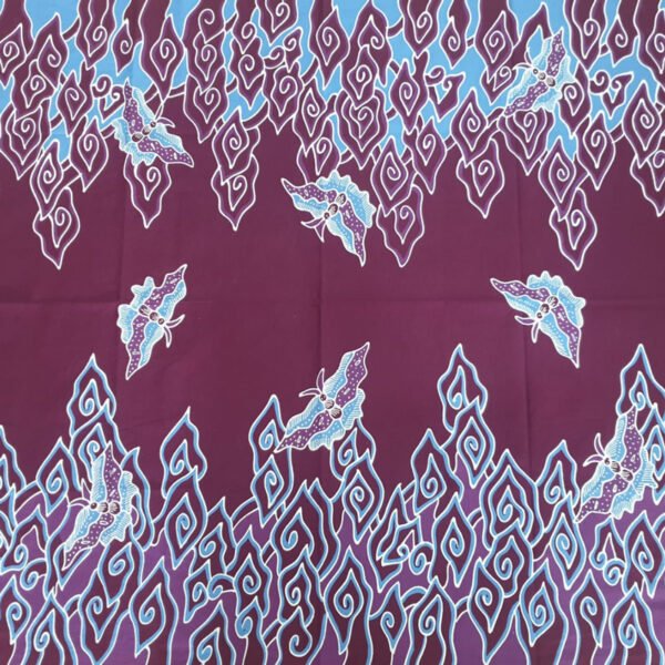 batik kupu marun